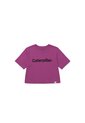 Camiseta Mujer Cat Caterpillar Ringer C Púrpura CAT de CAT