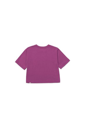 Camiseta Mujer Cat Caterpillar Ringer C Púrpura CAT