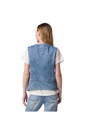 Chaleco Mujer Cat Fashion Denim Vest Azul CAT