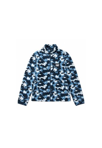 Buzo Hombre Cat Microfleece Full Zip Celeste CAT CAT