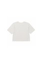 Camiseta Mujer Cat Crop Metallic Graphi Blanco CAT de CAT