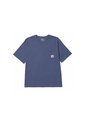 Camiseta Hombre Cat Solid Pocket Label Azul 2 CAT de CAT