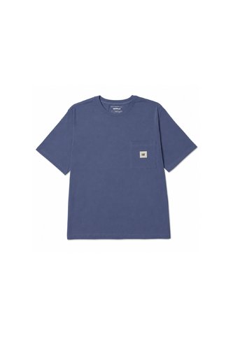 Camiseta Hombre Cat Solid Pocket Label Azul 2 CAT CAT