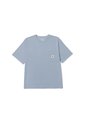 Camiseta Hombre Cat Solid Pocket Label T Azul CAT de CAT