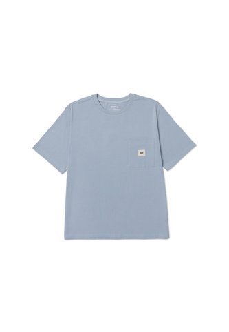 Camiseta Hombre Cat Solid Pocket Label T Azul CAT CAT