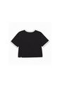 Camiseta Mujer Cat Caterpillar Ringer C Negro CAT de CAT