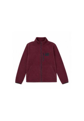 Buzo Hombre Cat Microfleece Full Zip Morado CAT