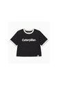 Camiseta Mujer Cat Caterpillar Ringer C Negro CAT de CAT