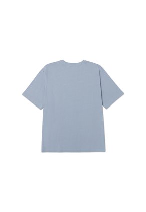 Camiseta Hombre Cat Solid Pocket Label T Azul CAT