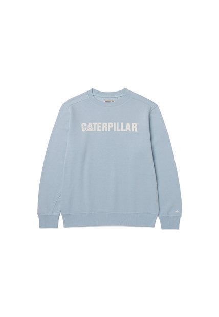 Buzo Hombre Cat Caterpillar Logo Cre Azul CAT