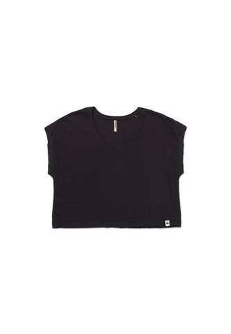 Chaleco Mujer Cat Slub Knit Deep V-Nec Negro CAT CAT