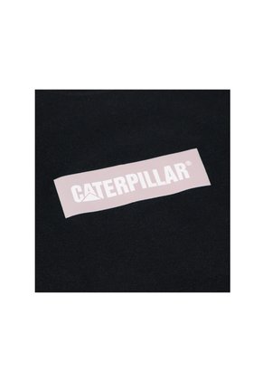 Camiseta Mujer Cat Crop Graphic Tee Negro CAT