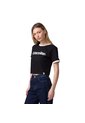 Camiseta Mujer Cat Caterpillar Ringer C Negro CAT de CAT
