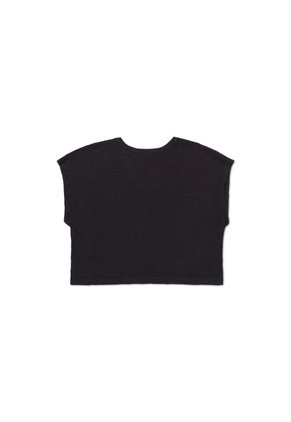 Chaleco Mujer Cat Slub Knit Deep V-Nec Negro CAT