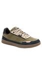 Tenis Hombre CAT PAUSE RETRO LEATHER Verde CAT de CAT