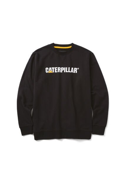 Buzo CAT Hombre MIDWEIGHT CREWNECK Negro CAT