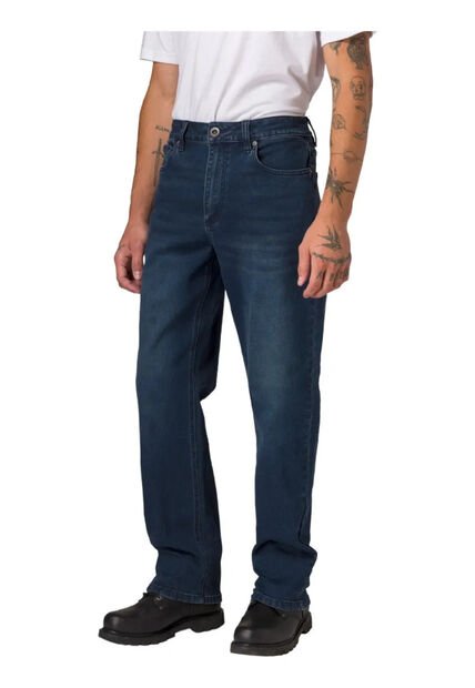 Pantalon CAT Hombre TRIBLEND STRETCH DEN Azul CAT