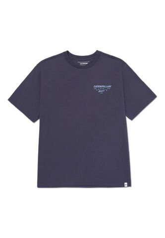 Camiseta CAT Hombre HERITAGE PEORIA GRAP Azul CAT CAT