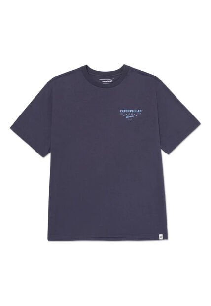 Camiseta CAT Hombre HERITAGE PEORIA GRAP Azul CAT