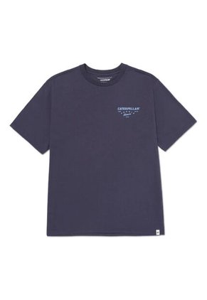 Camiseta CAT Hombre HERITAGE PEORIA GRAP Azul CAT