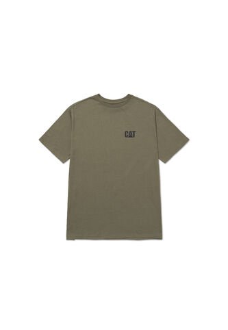 Camiseta CAT Hombre CAT SMALL LOGO TEE Verde CAT CAT