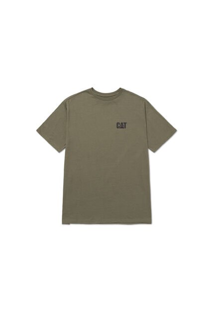 Camiseta CAT Hombre CAT SMALL LOGO TEE Verde CAT