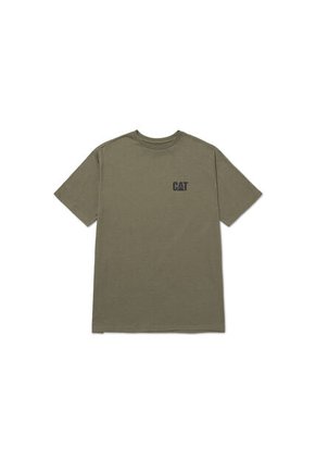 Camiseta CAT Hombre CAT SMALL LOGO TEE Verde CAT