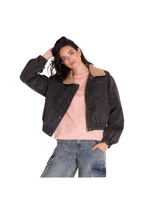 Chaqueta CAT Mujer WAXED TWILL CROPPED Marron CAT