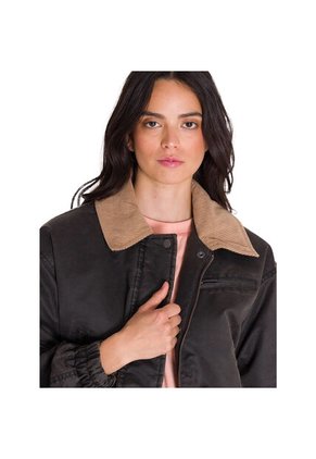 Chaqueta CAT Mujer WAXED TWILL CROPPED Marron CAT