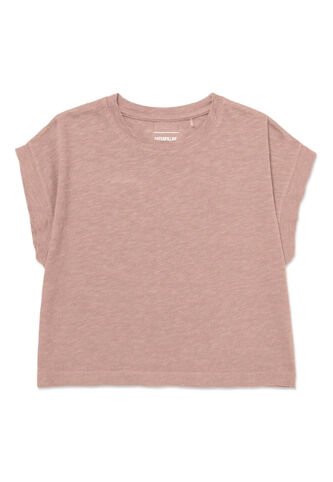Camiseta CAT Mujer SLUB KNIT FASHION TO Rosado CAT CAT