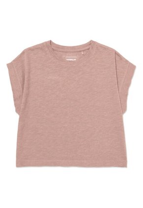 Camiseta CAT Mujer SLUB KNIT FASHION TO Rosado CAT
