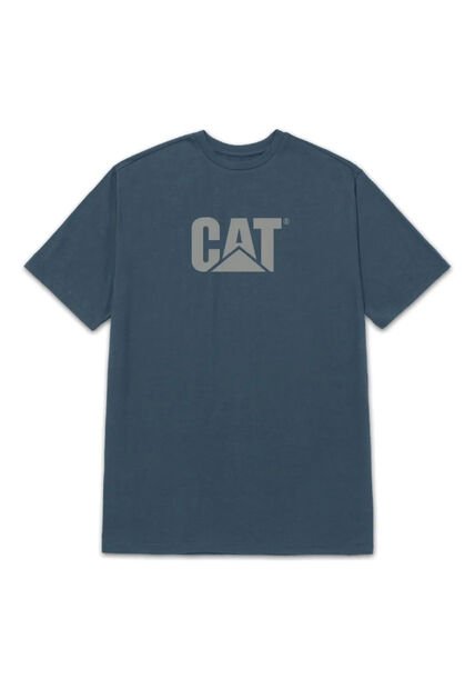 Camiseta CAT Hombre CAT LOGO TEE Azul CAT