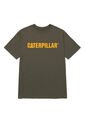 Camiseta CAT Hombre CATERPILLAR LOGO TEE Verde CAT de CAT
