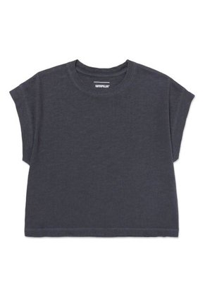 Camiseta CAT Mujer SLUB KNIT FASHION TO Negro CAT