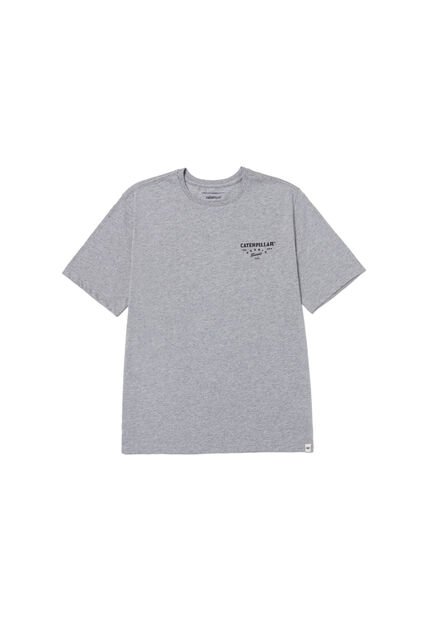 Camiseta CAT Hombre HERITAGE PEORIA GRAP Gris CAT