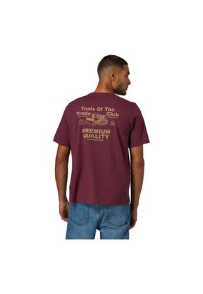 Camiseta CAT Hombre HERITAGE GRAPHIC TEE Purpura CAT