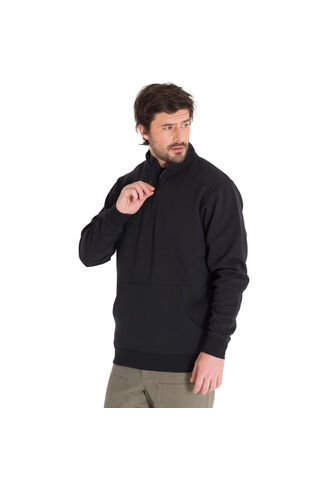 Buzo CAT Hombre MIDWEIGHT QUARTER ZI Negro CAT CAT
