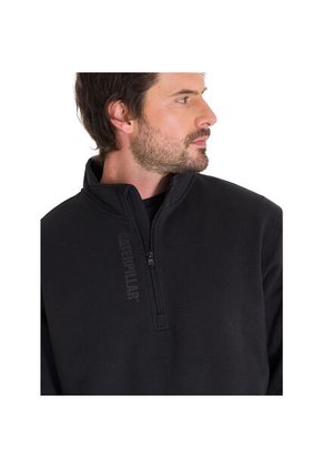 Buzo CAT Hombre MIDWEIGHT QUARTER ZI Negro CAT