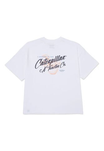 Camiseta CAT Mujer MOMENT IN TIME BOXY Blanco CAT CAT