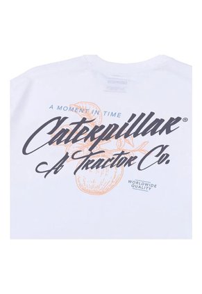 Camiseta CAT Mujer MOMENT IN TIME BOXY Blanco CAT
