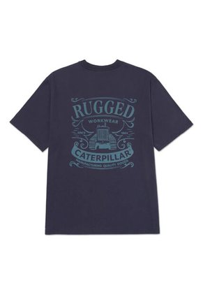 Camiseta CAT Hombre HERITAGE GRAPHIC TEE Azul CAT
