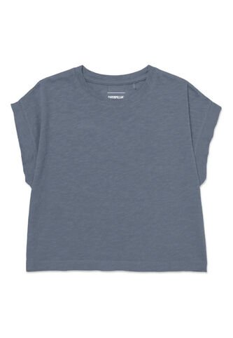 Camiseta CAT Mujer SLUB KNIT FASHION TO Gris CAT CAT