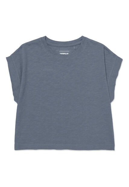 Camiseta CAT Mujer SLUB KNIT FASHION TO Gris CAT