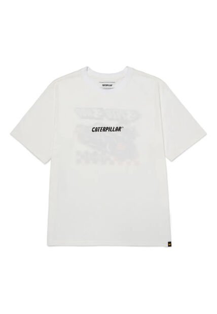 Camiseta CAT Hombre MOTO GRAPHIC TEE 4 Blanco CAT