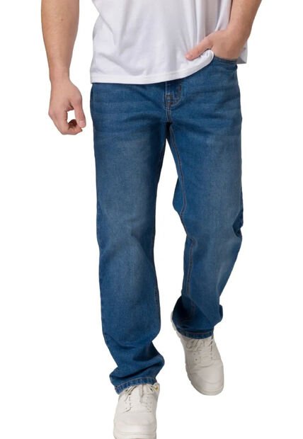 Pantalon CAT Hombre TRIBLEND STRETCH DEN Azul CAT