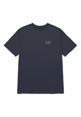 Camiseta CAT Hombre CAT SMALL LOGO TEE Azul CAT CAT