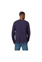 Camiseta CAT Hombre SLUB KNIT L/S HENLEY Gris CAT de CAT
