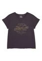 Camiseta CAT Mujer TIME TESTED RELAXED Negro CAT de CAT
