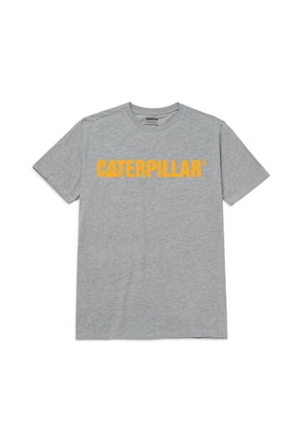 Camiseta Hombre CAT CATERPILLAR LOGO TEE Gris 2 CAT