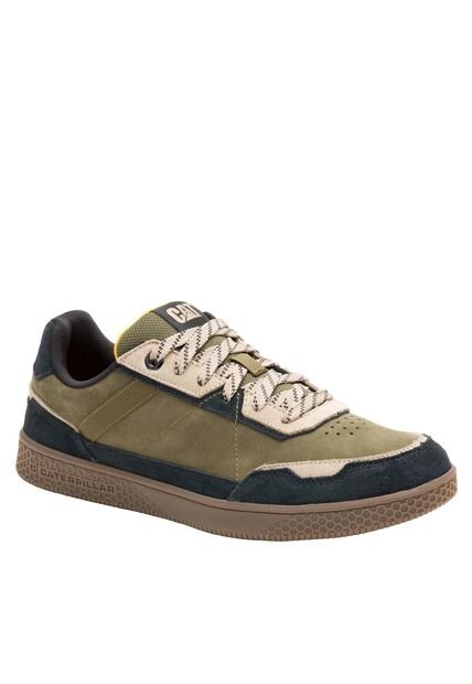 Tenis Hombre CAT PAUSE RETRO LEATHER Verde CAT